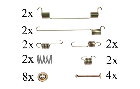 Kit d'accessoires, mâchoire de frein, Image 2