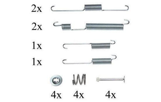 Kit d'accessoires, mâchoire de frein