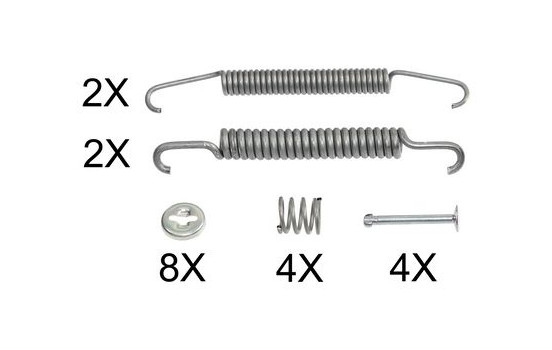 Kit d'accessoires, mâchoire de frein