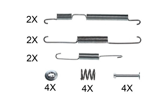Kit d'accessoires, mâchoires de frein de stationnement