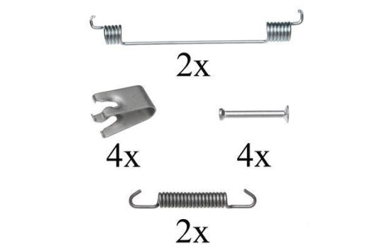 Kit d'accessoires, mâchoire de frein