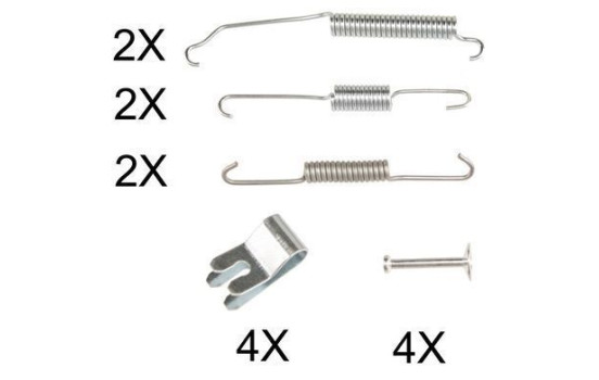 Kit d'accessoires, mâchoire de frein