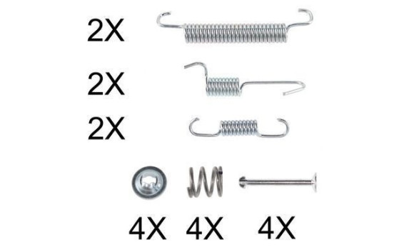 Kit d'accessoires, mâchoire de frein