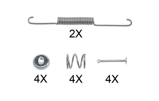 Kit d'accessoires, mâchoire de frein