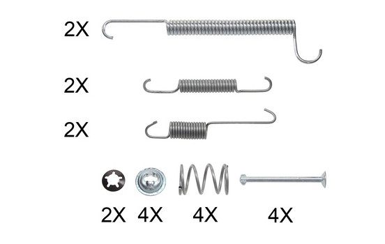 Kit d'accessoires, mâchoire de frein
