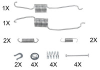 Kit d'accessoires, mâchoire de frein