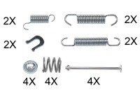 Kit d'accessoires, mâchoire de frein