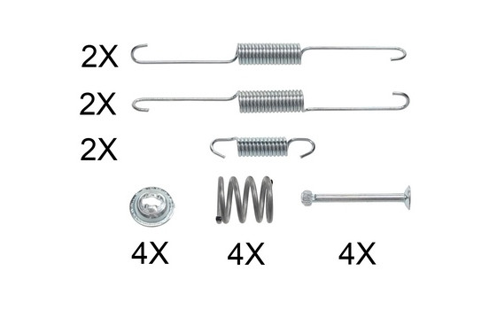 Kit d'accessoires, mâchoire de frein