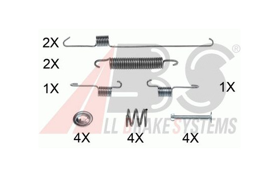 Kit d'accessoires, mâchoire de frein, Image 2