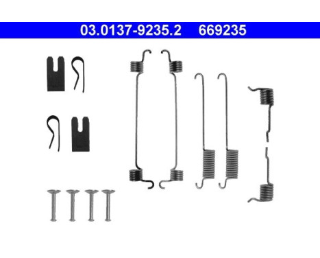 Kit d'accessoires, mâchoire de frein