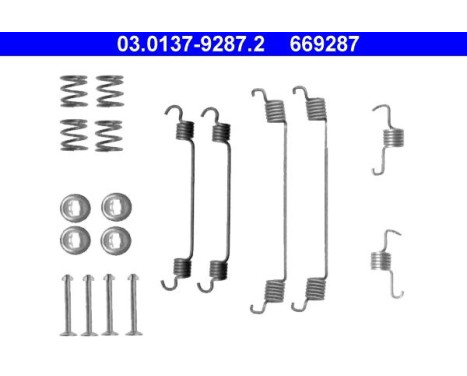 Kit d'accessoires, mâchoire de frein