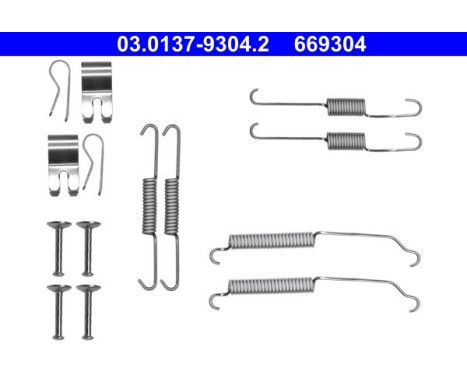 Kit d'accessoires, mâchoire de frein