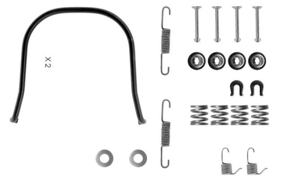 Kit d'accessoires, mâchoire de frein