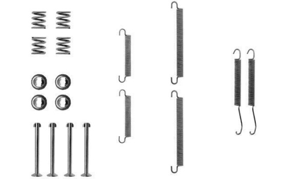 Kit d'accessoires, mâchoires de frein de stationnement