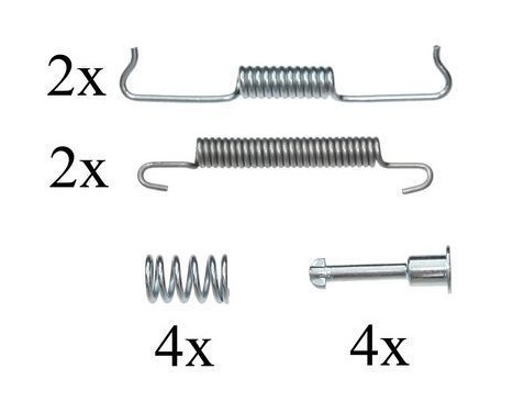 Kit d'accessoires, mâchoires de frein de stationnement