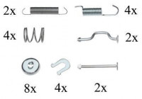 Kit d'accessoires, mâchoires de frein de stationnement