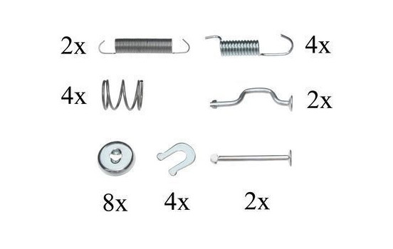Kit d'accessoires, mâchoires de frein de stationnement