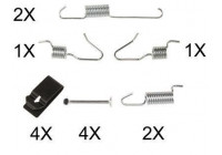 Kit d'accessoires, mâchoires de frein de stationnement