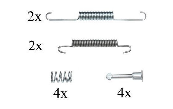 Kit d'accessoires, mâchoires de frein de stationnement