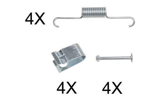Kit d'accessoires, mâchoires de frein de stationnement