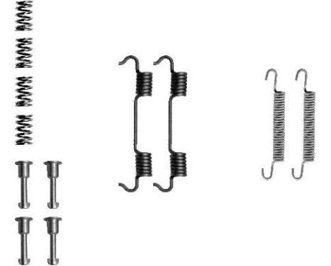 Kit d'accessoires, mâchoires de frein de stationnement