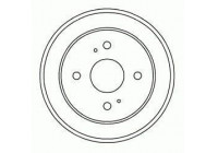 Tambour de frein 2363-S ABS
