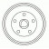 Tambour de frein 2374-S ABS