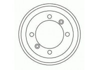 Tambour de frein 2390-S ABS