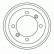 Tambour de frein 2390-S ABS