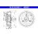 Tambour de frein 24.0216-5001.1 ATE