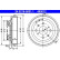 Tambour de frein 24.0218-5001.1 ATE