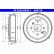 Tambour de frein 24.0220-0048.1 ATE