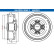 Tambour de frein 24.0220-3042.1 ATE