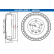Tambour de frein 24.0220-3050.1 ATE