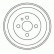 Tambour de frein 2494-S ABS