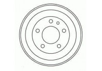 Tambour de frein 2495-S ABS