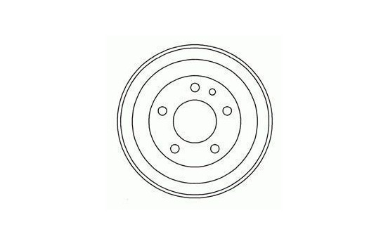 Tambour de frein 2495-S ABS