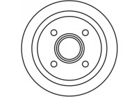 Tambour de frein 2739-S ABS