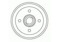 Tambour de frein 5125-S ABS