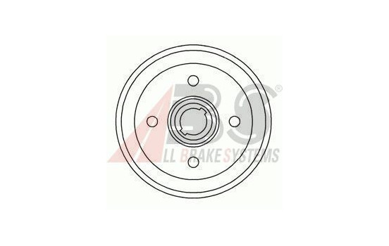Tambour de frein 5125-S ABS, Image 2