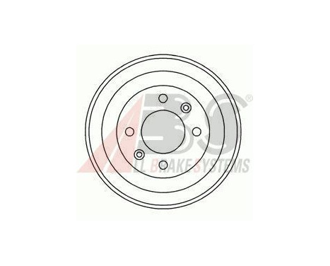 Tambour de frein 5255-S ABS, Image 2
