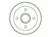Tambour de frein 5342-S ABS