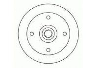 Tambour de frein 7161-S ABS