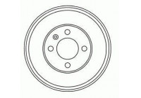 Tambour de frein 7173-S ABS