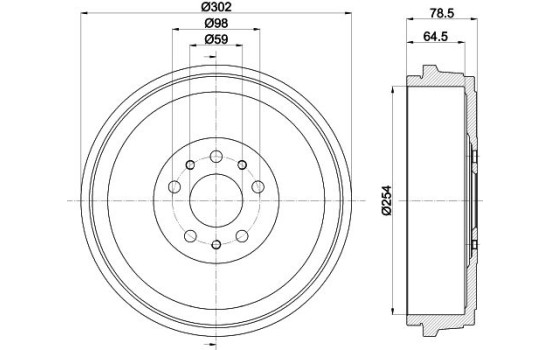 TAMBOUR DE FREIN 8DT, Image 4