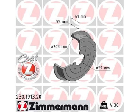 Tambour de frein COAT Z