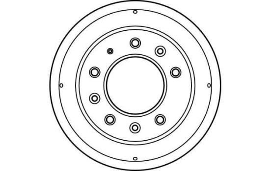 Tambour de frein DB4078 TRW, Image 2