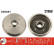 tambour de frein DB4081 TRW