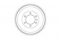 Tambour de frein DB4451 TRW