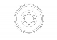Tambour de frein DB4452 TRW